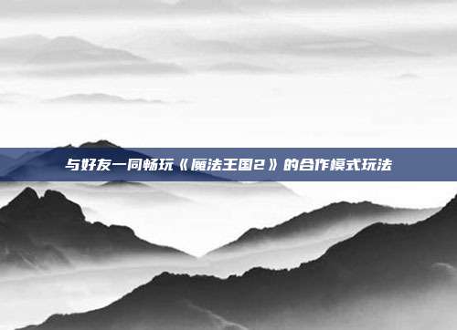 与好友一同畅玩《魔法王国2》的合作模式玩法